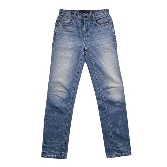 Alexander Wang Womens 28 003 High Rise Skinny Jeans Light Indigo Aged Wash USA